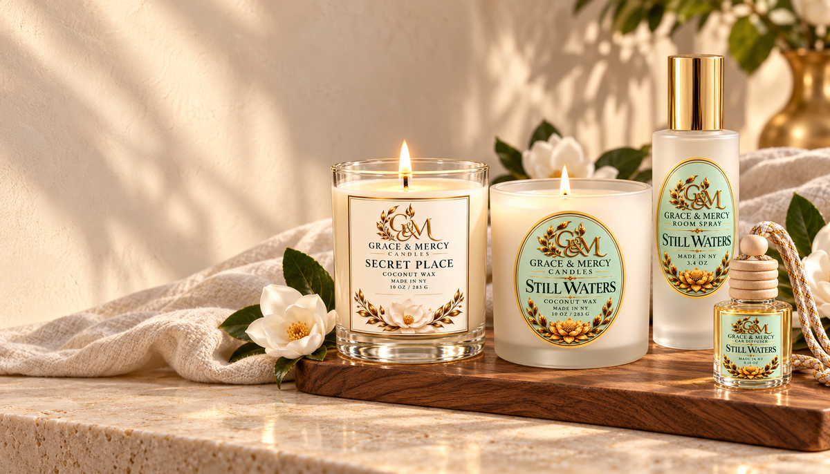 Grace and Mercy shop all landscape campaign